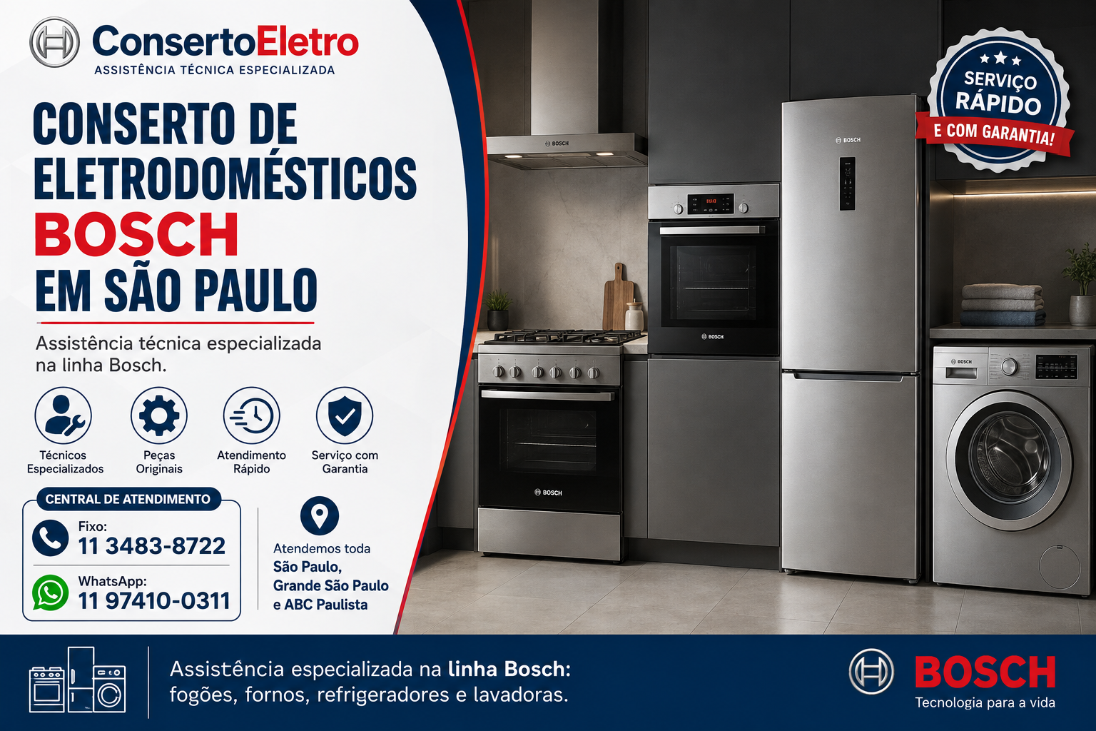 conserto de eletrodomesticos bosch em sao paulo