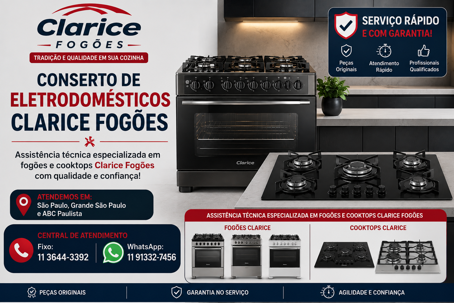 conserto de eletrodomesticos clarice em sao paulo