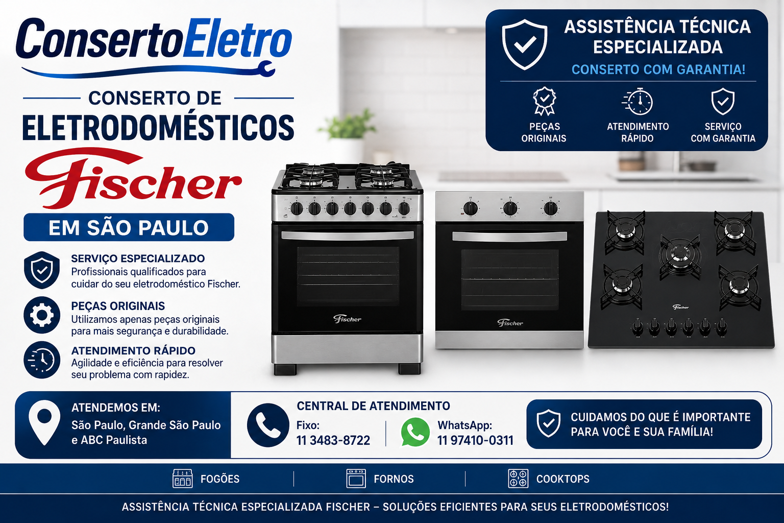conserto de eletrodomesticos fischer em sao paulo