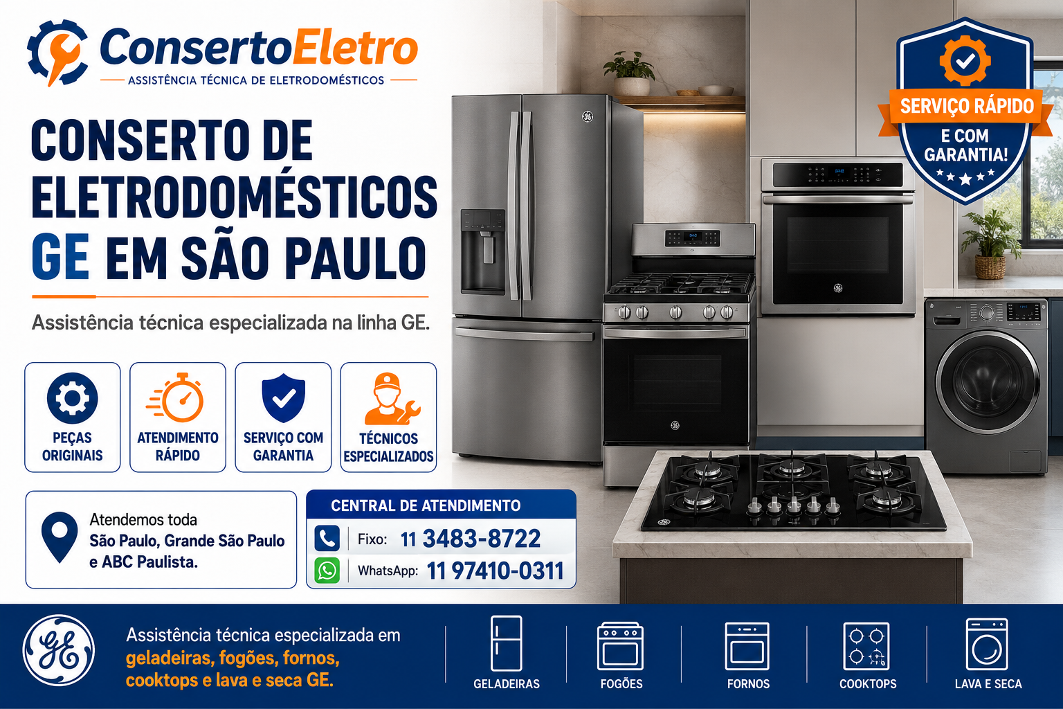 conserto de eletrodomesticos ge em sao paulo