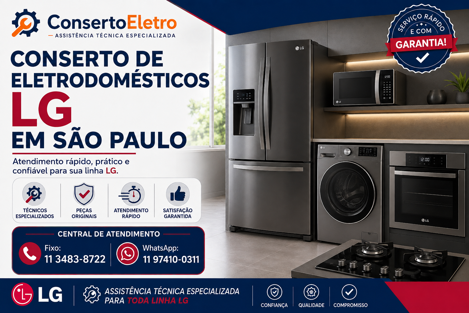 conserto de eletrodomesticos lg em sao paulo