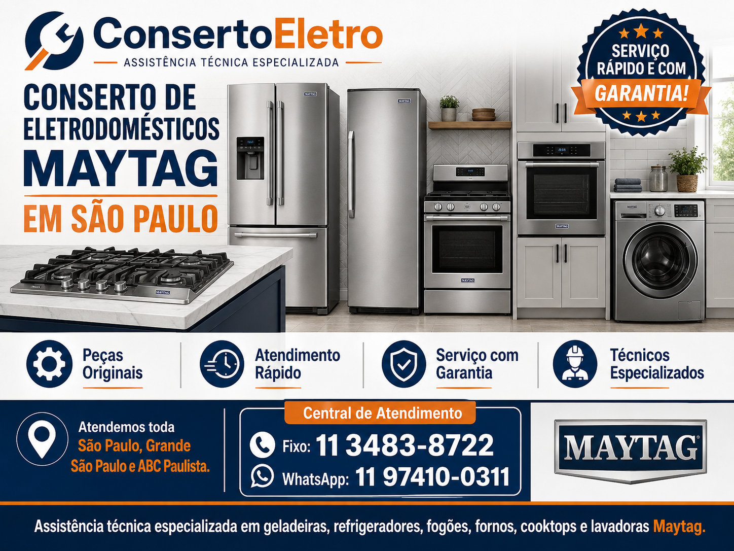 conserto de eletrodomesticos maytag em sao paulo