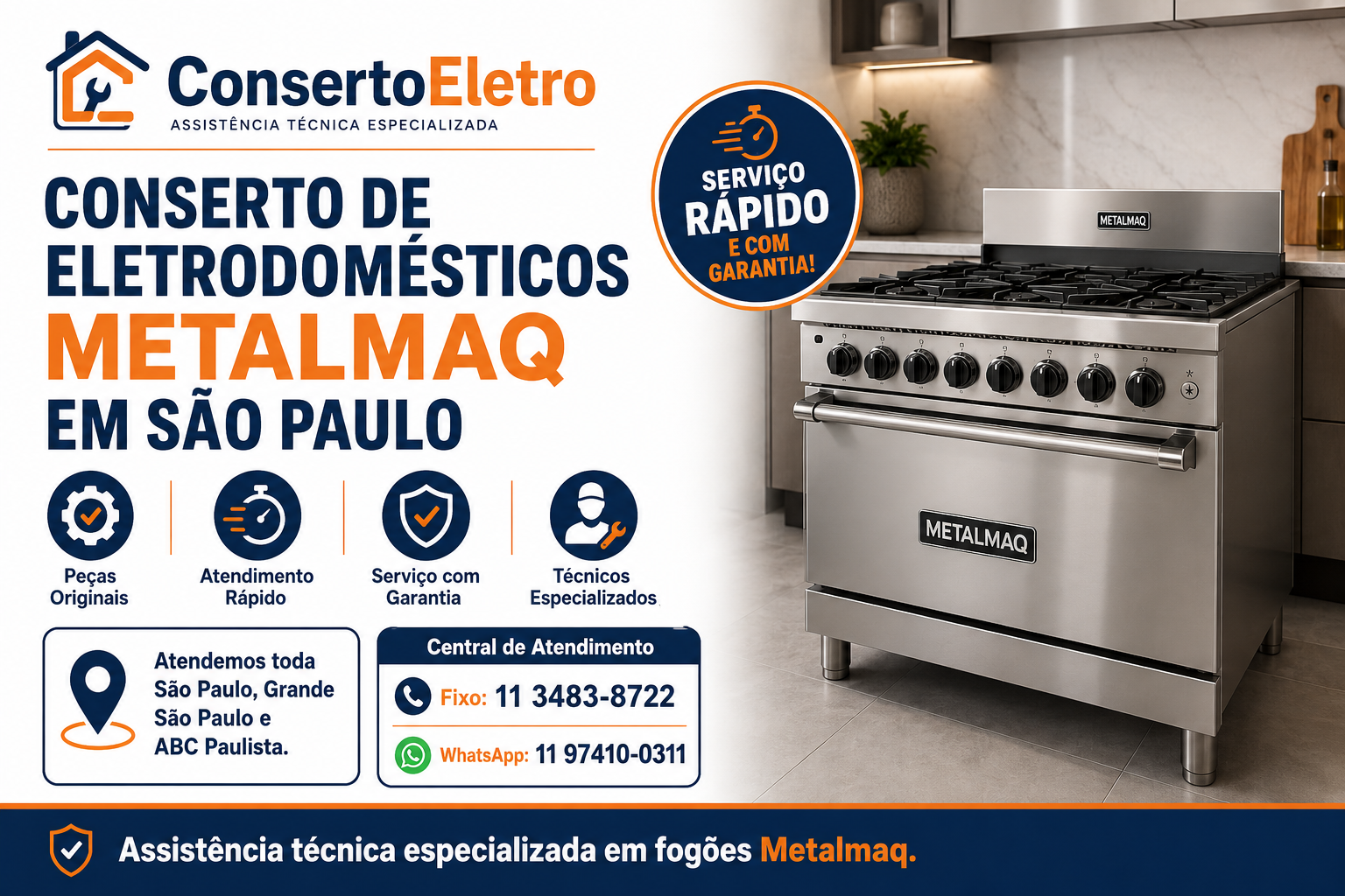 conserto de eletrodomesticos metalmaq em sao paulo