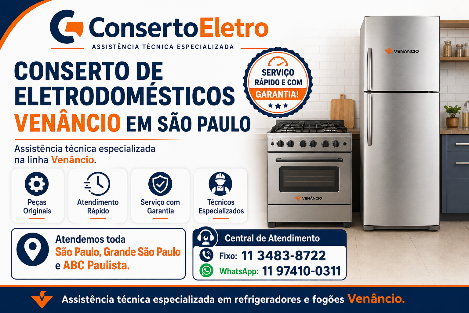 conserto de eletrodomesticos venancio em sao paulo