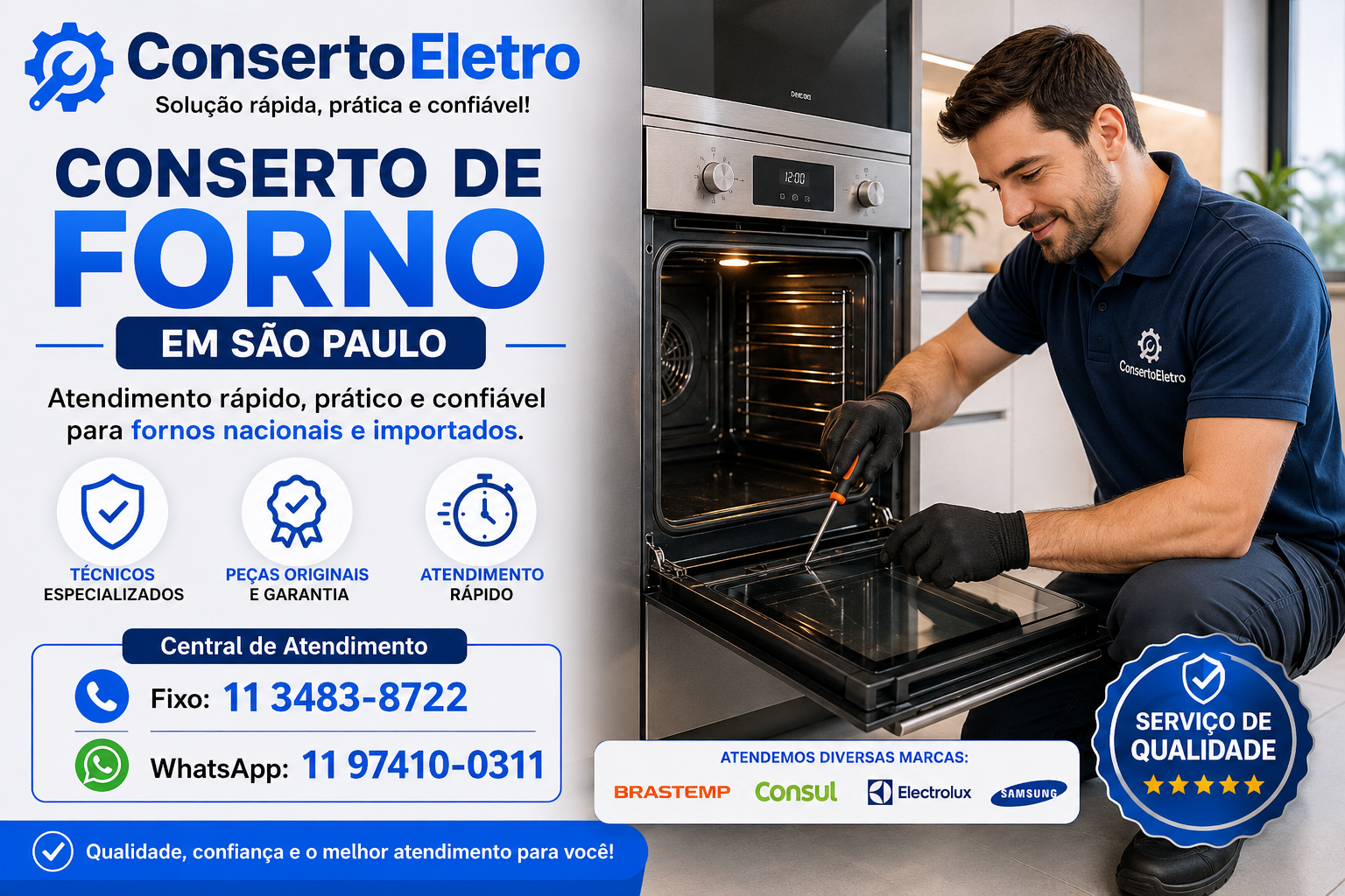 conserto de forno em sao paulo