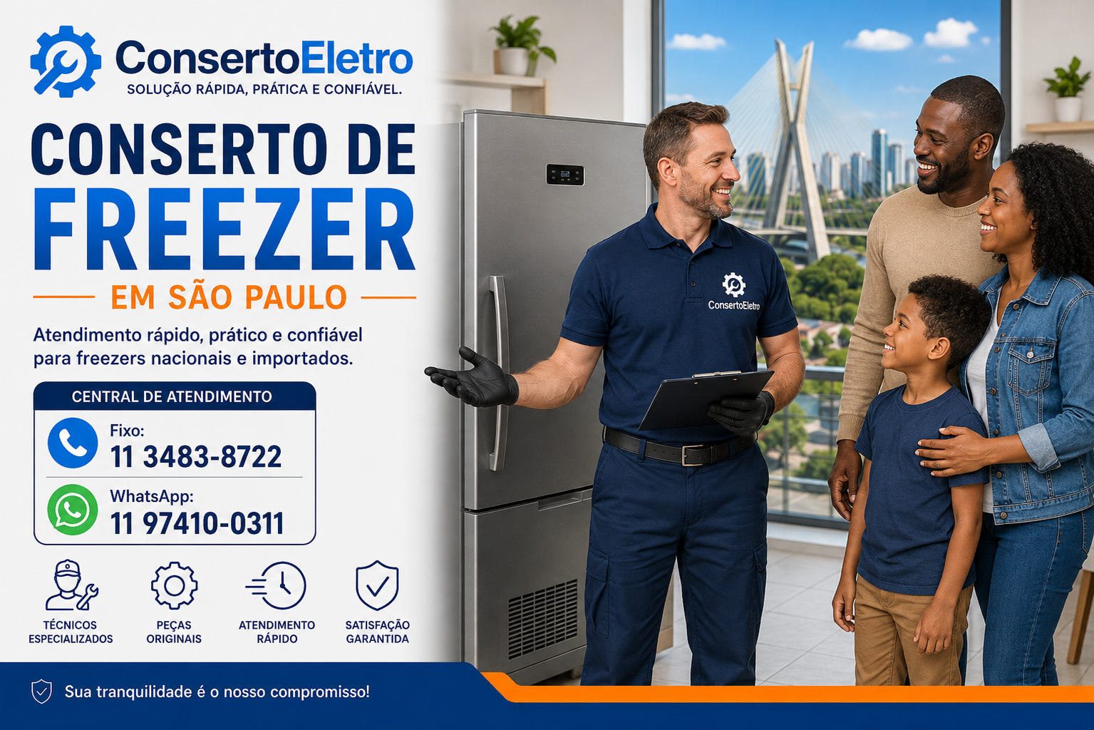 conserto de freezer em são paulo