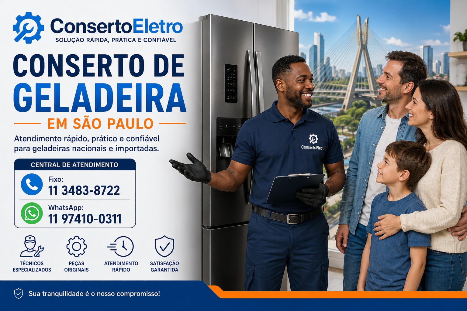 conserto de geladeira em são paulo